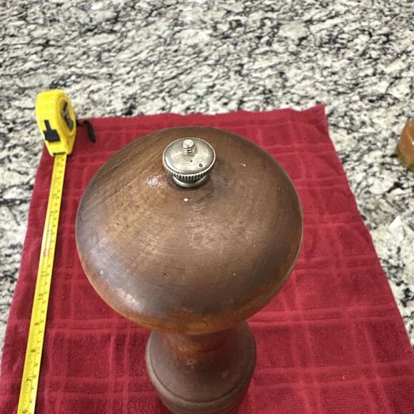 MCM Mid Century Modern Wood Salt & Pepper Set‎ By Mort N Marton Canada - Picture 3 of 5